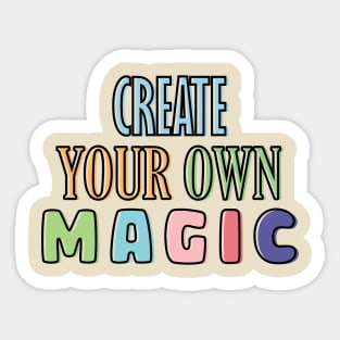 Create your own magic Sticker